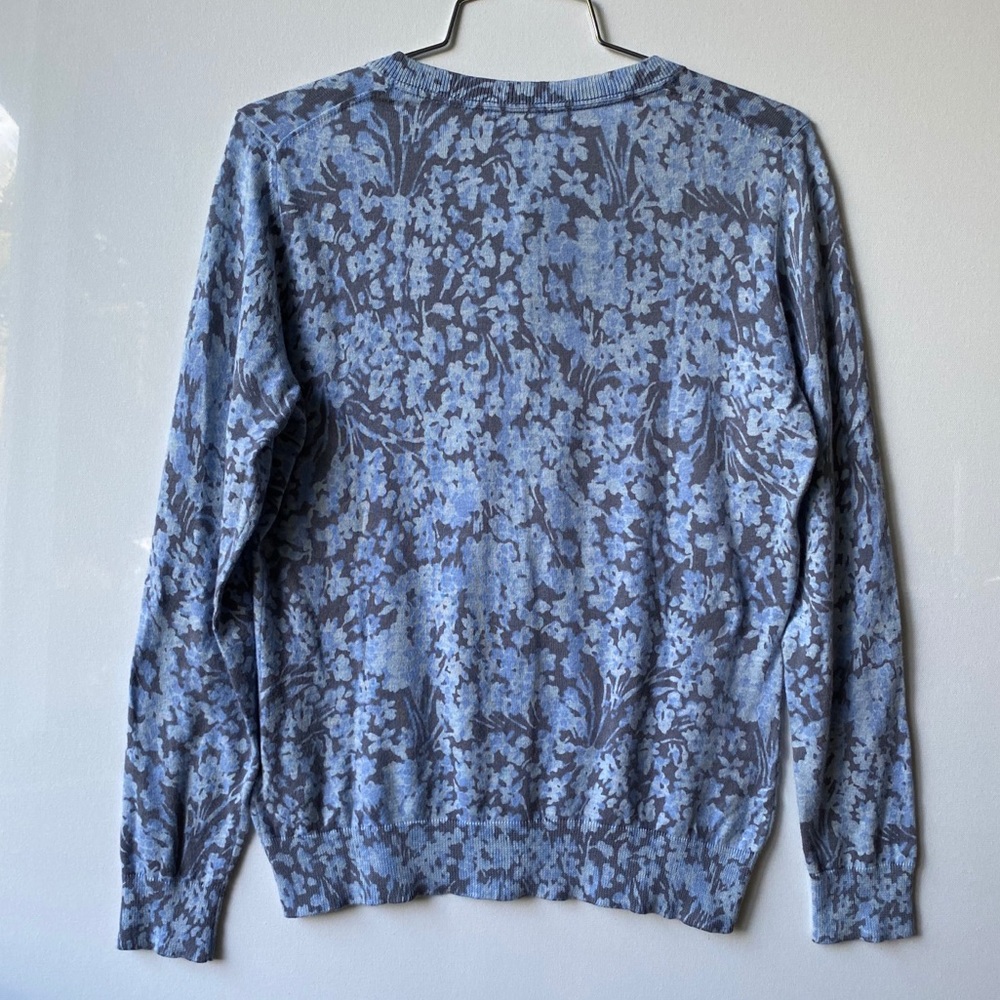 Banana Republic Floral Print Cotton Sweater - Picture 4 of 4